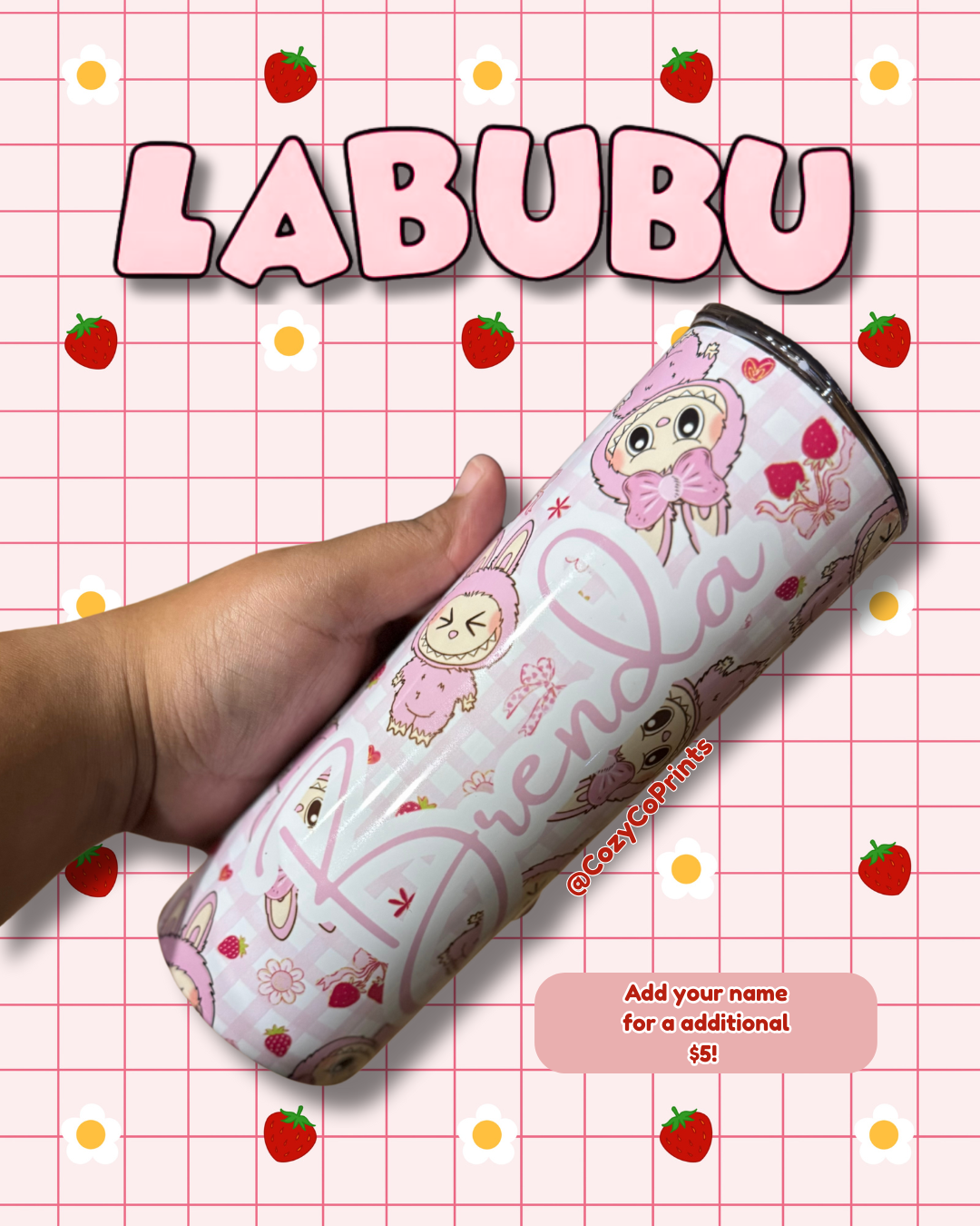 Strawberry Dream Labubu